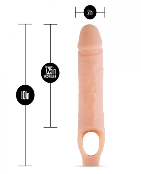 Performance Plus 10 Inches Cock Sheath Penis Extender Beige