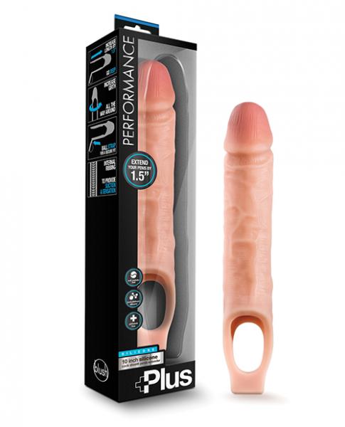 Performance Plus 10 Inches Cock Sheath Penis Extender Beige