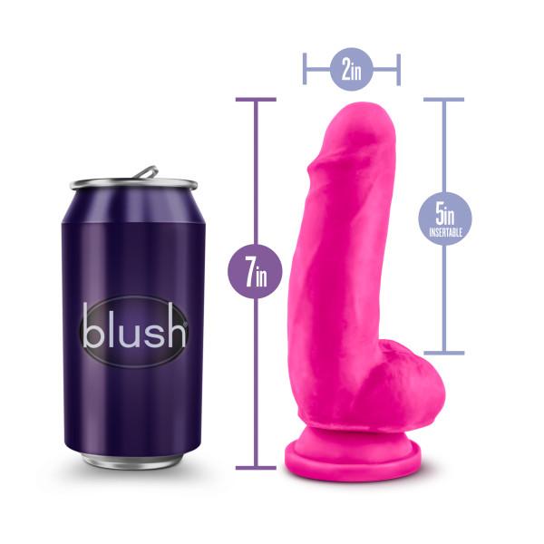 Au Naturel Bold Beefy 7 Inches Dildo Pink