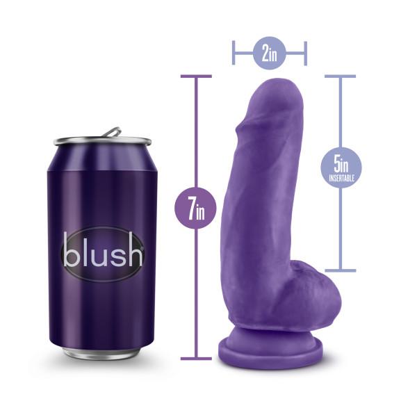 Au Naturel Bold Beefy 7 Inches Dildo Purple