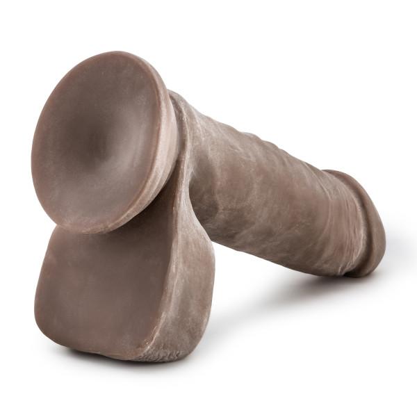 Au Naturel 8 Inches Sensa Feel Dildo Brown