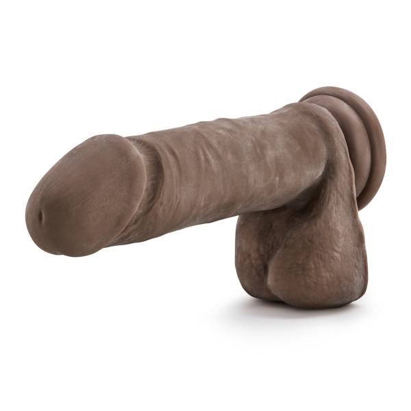 Au Naturel 8 Inches Sensa Feel Dildo Brown