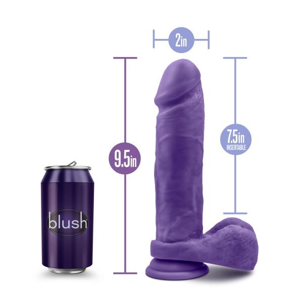 Au Naturel Bold Massive 9 Inches Dildo Purple