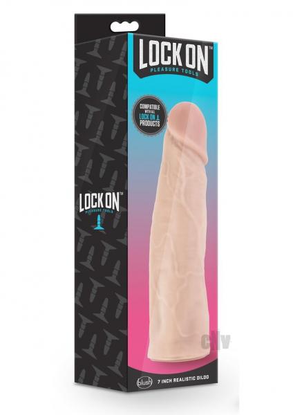 Lock On Realistic Dildo 7 Vanilla