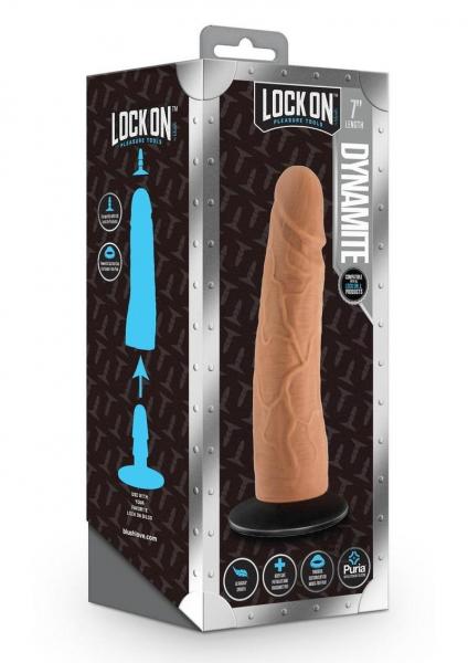 Lock On Dynamite Dildo Mocha 7