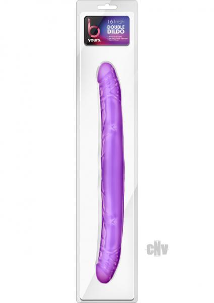 B Yours 16 Inches Double Dildo Purple