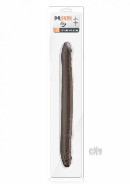 Dr Skin 16 Inches Double Dildo Chocolate Brown