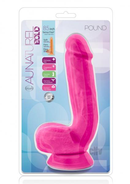 Au Naturel Bold Pound 8.5 Inches Dildo Pink