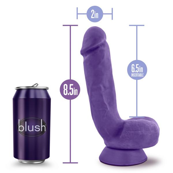 Au Naturel Bold Pound 8.5 Inches Dildo Purple