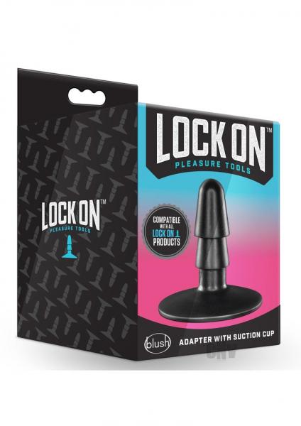 Lock On Adapter With Suction Cup Black