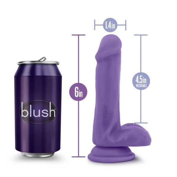 Au Naturel Bold Delight 6 Inches Dildo Purple