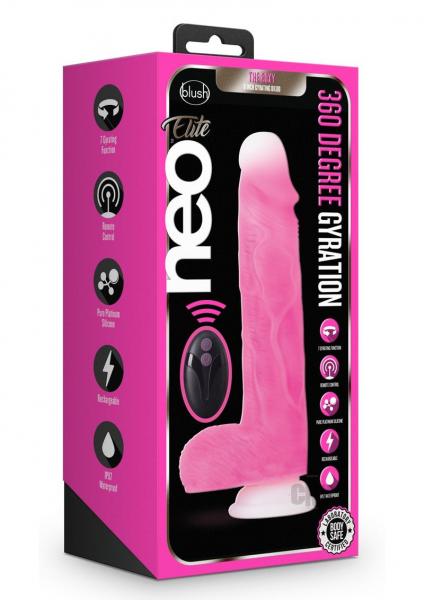 Neo Elite Roxy 8 Inch Gyrating Dildo Pink