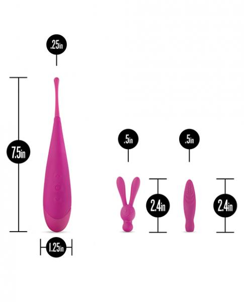 Noje Quiver Lily Vibrator With 2 Attachments