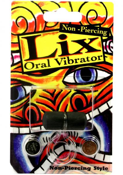Lix Non Piercing Oral Vibrator Black