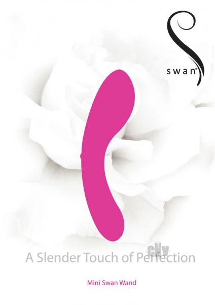 Mini Swan Wand 4.75 Inches Pink Vibrator