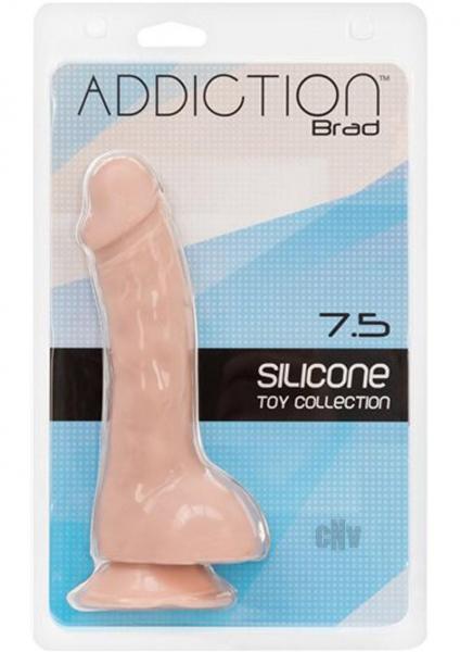 Addiction Brad 7.5 Inches Beige Realistic Dildo