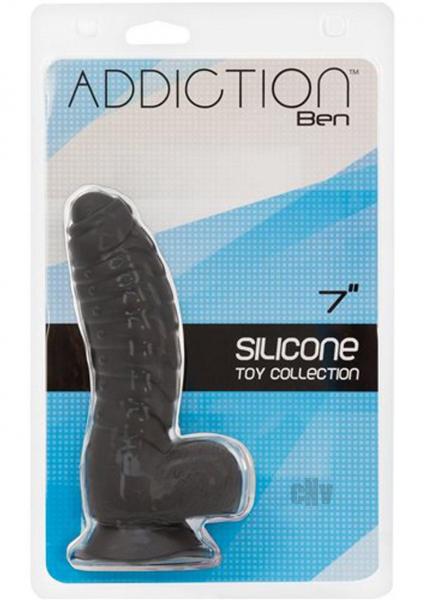 Addiction Ben 7 Inches Dildo Black