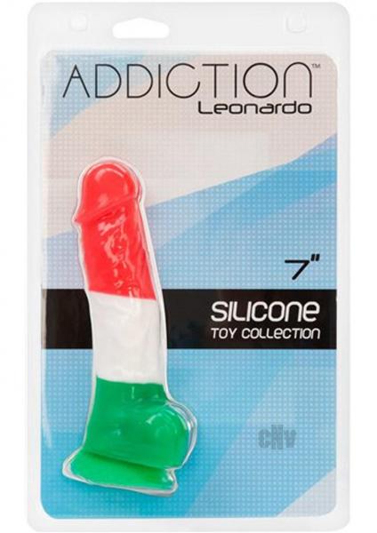 Addiction Leonardo 7 Inches Multi Color Dildo