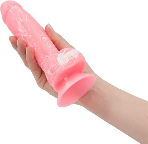 Addiction Brandon Glow In The Dark Pink 7.5 Inches Dildo