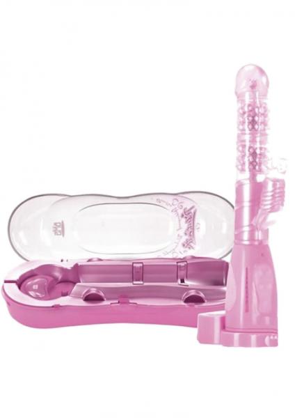 Perfection 7 X Clit Tingler Vibe Rechargeable 9.5 Inch Pink