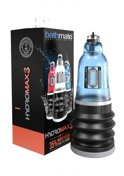 Bathmate Hydromax 3 Blue Penis Pump 1 Inch To 3 Inches