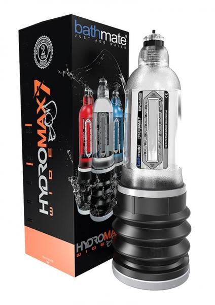 Bathmate Hydromax 7 Wide Boy Clear Penis Pump 5 Inches To 7 Inches