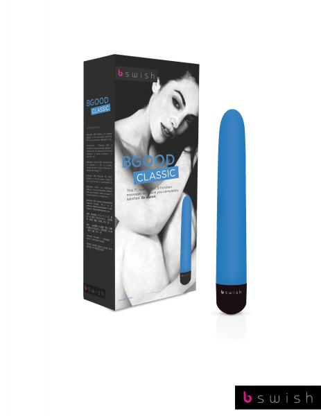 Bgood Waterproof Massager 7 Inch Blue