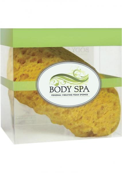 Body Spa Personal Vibrating Foam Sponge Yellow