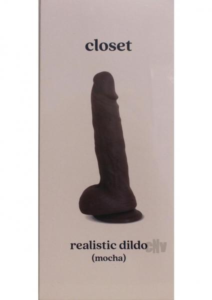 Closet Realistic Dildo 7in Mocha