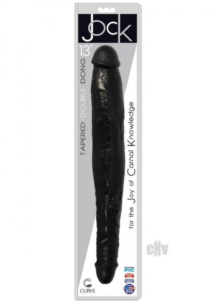 Jock Tapered Double Dong 13 Black