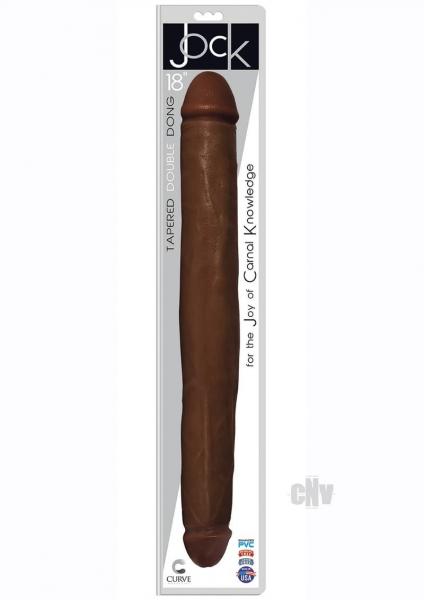 Jock Tapered Double Dong 18 Chocolate