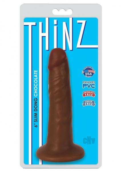 Thinz Slim Dong 6in Chocolate