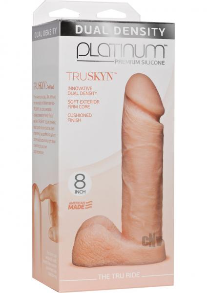 Truskyn Tru Ride 8 Inches Vanilla Beige Dildo
