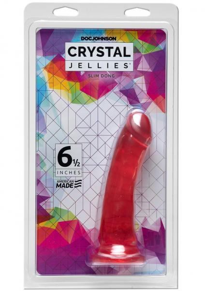 Crystal Jellies Slim Dong 6.5 Pink