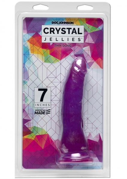 Crystal Jellies Thin Dong 7 Inches Purple