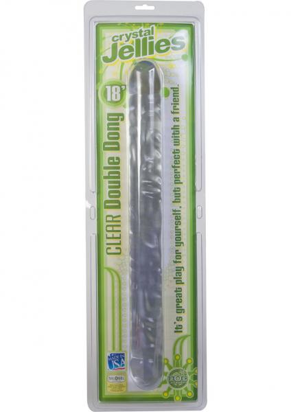 Double Dong 18 Inch Clear