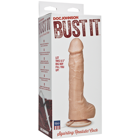 Squirting Realistic Dildo Beige