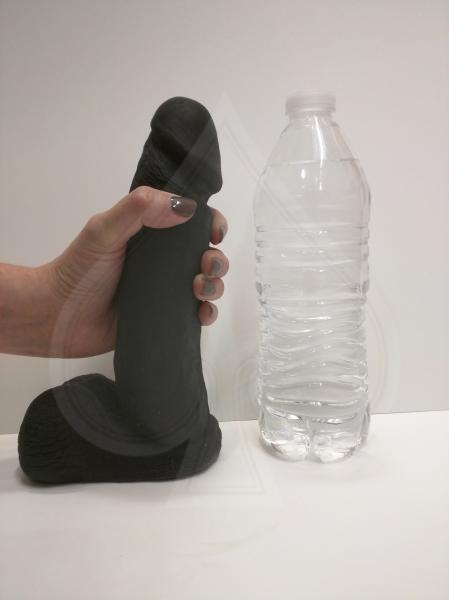 Vac U Lock Code Black 8 Inches Ur3 Realistic Dildo