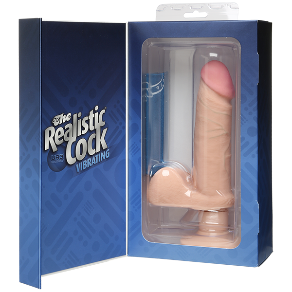 Ur3 Vibrating Realistic 6in C*Ck Beige