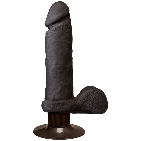The Vibro Realistic Cock Ur3 Vibrator 6 Inch Brown