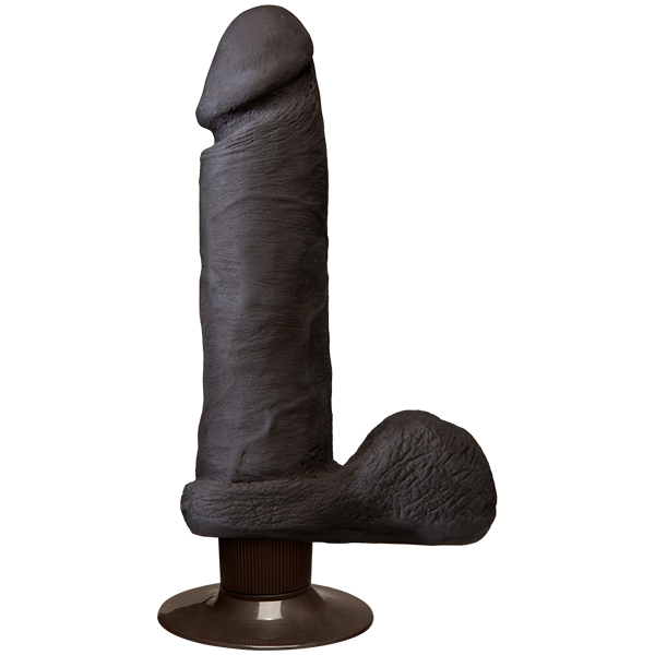The Vibro Realistic Cock Ur3 Vibrator 8 Inch Brown