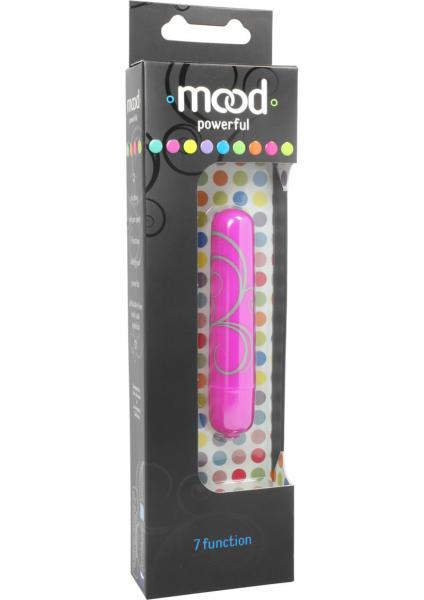 Mood Powerful 7 Function Small Bullet Vibrator Purple