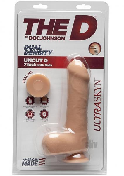 The D Uncut D 7" With Balls Ultraskyn Beige