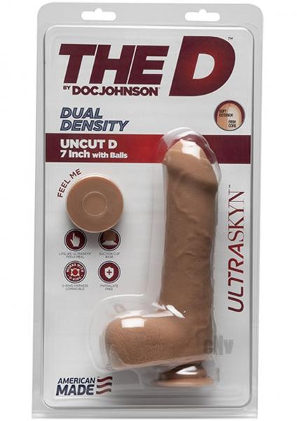 The D Uncut D 7" With Balls Ultraskyn Tan