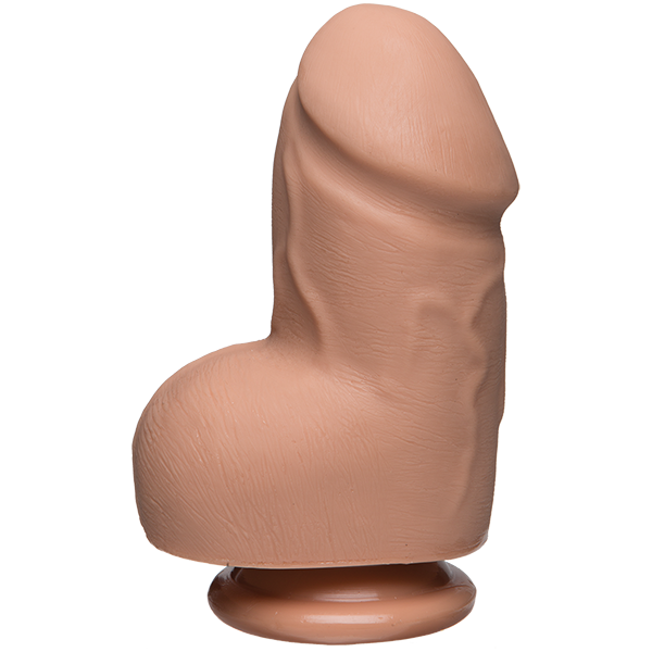 The D Fat D 6 Inches With Balls Ultraskyn Beige Dildo