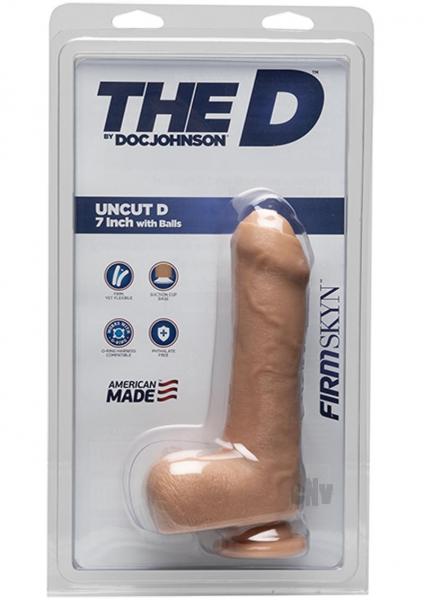 The D Uncut D 7" With Balls Firmskyn Beige