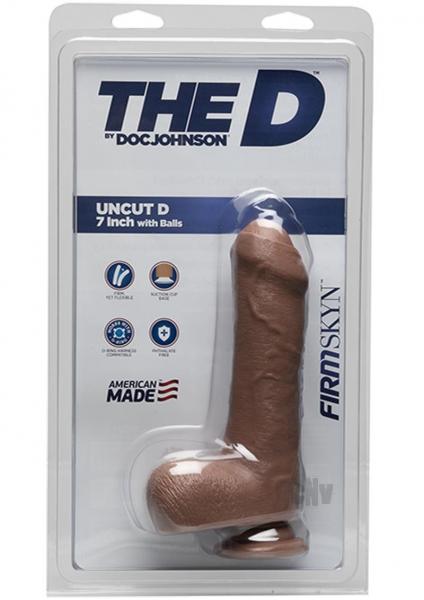 The D Uncut D 7" With Balls Firmskyn Tan