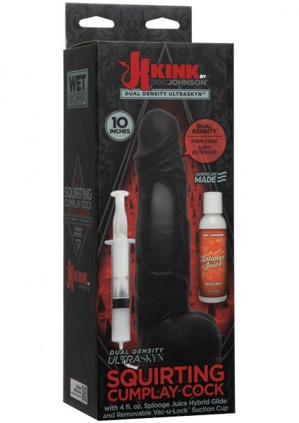 Kink Dual Density Squirting Cumplay Cock Black