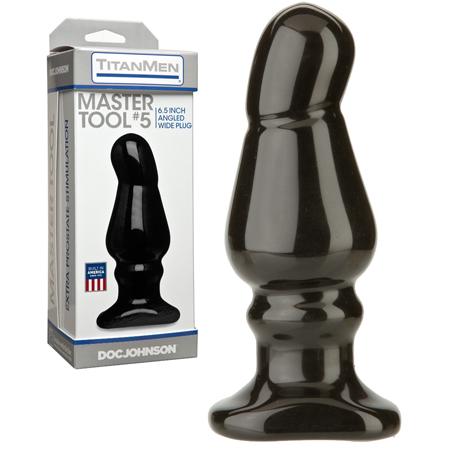Titanmen Master Tool #5 Black Angled Wide Probe