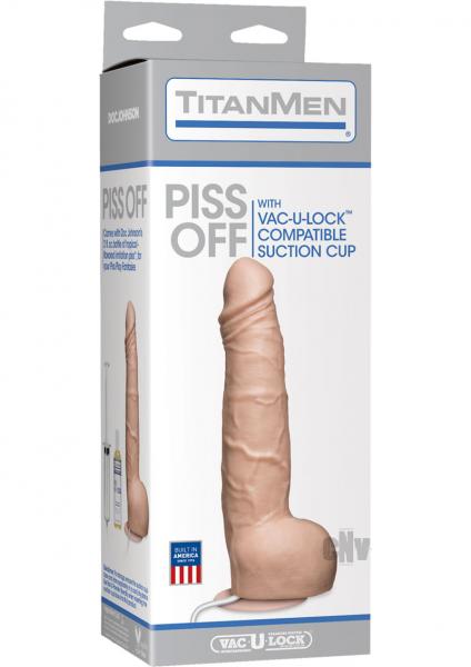 Piss Off Dildo With Suction Cup Beige